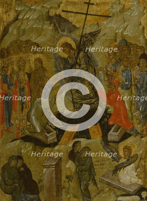 Resurrection of Christ, c1350-1375. Creator: Unknown.