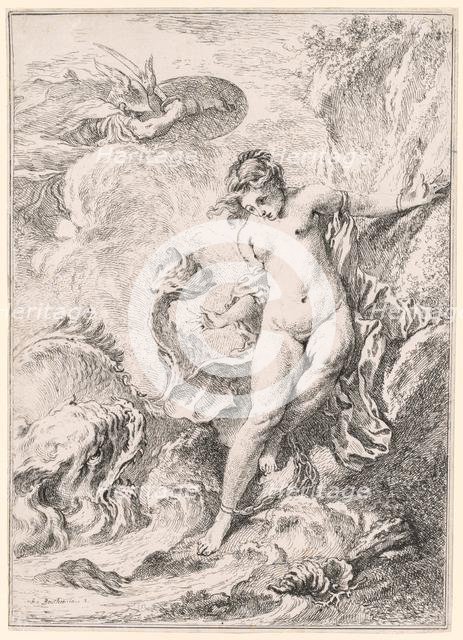 Andromeda (Andromède), 1734. Creator: François Boucher (French, 1703-1770).