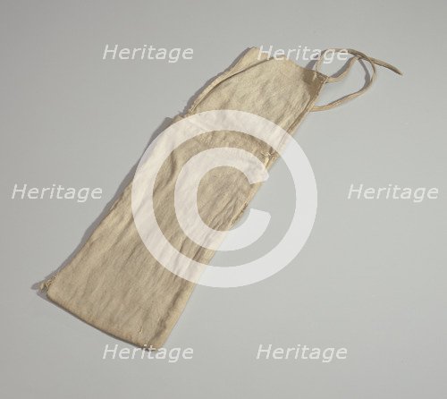 Bag for sliding caliper used by Dr. Montague Cobb, mid 20th century. Creator: Unknown.