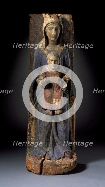 Enthroned Virgin and Child, between c.1340 and c.1360. Creator: Unknown.