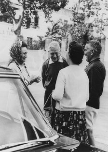 The Duke and Duchess of Windsor on holiday in Marbella, Spain, October 1963. Artist: Unknown