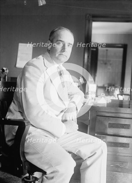 Charles H. Bentley of Food Administration, 1917. Creator: Harris & Ewing.