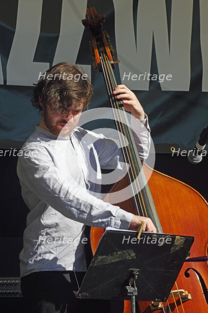 Conor Murray, Jean Toussaint Quartet, Battle Jazz Weekend, Battle, East Sussex, 24 July 2022. Creator: Brian O'Connor.