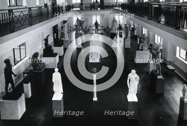 The Wellcome Research Institution building, Euston Road, London: the Hall of Statuary of the... Creator: Unknown.
