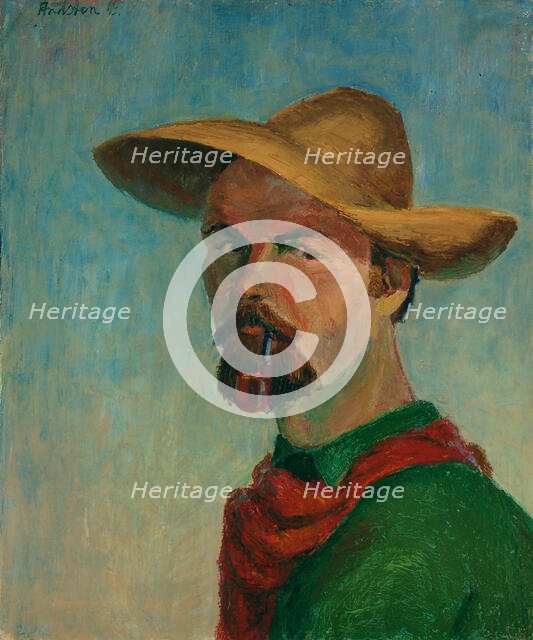 Self-Portrait, 1945. Creator: Bror Andsten.