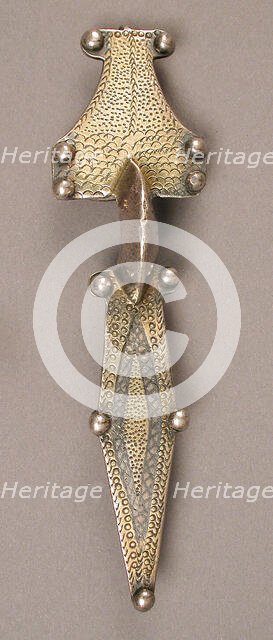 Bow Brooch, Germanic, 5th-7th century. Creator: Unknown.