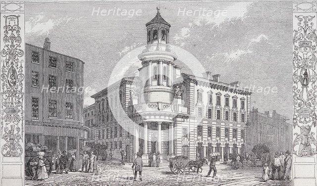 Coal Exchange, London, 1849. Artist: Anon