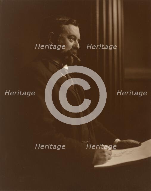 John Singer Sargent Drawing Ethel Barrymore, 1903. Creator: Sarah Choate Sears.