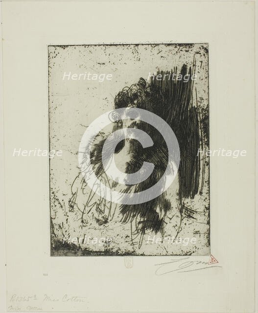 Mrs. Cotton II, 1901. Creator: Anders Leonard Zorn.