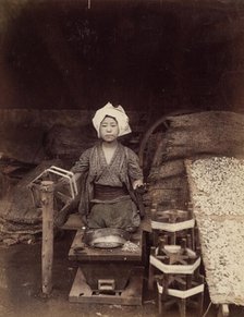 Making Raw Silk, c.between 1885 and 1900. Creator: Unknown.