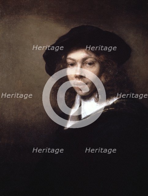 'Youth in a Black Cap', 1666. Artist: Rembrandt Harmensz van Rijn    