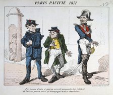 'Paris Pacifie', 1871.  Artist: Anon