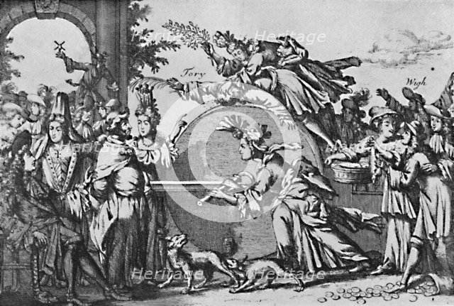 'The Peace of Utrecht from a Dutch Standpoint', c1713, (1903). Artist: Unknown.