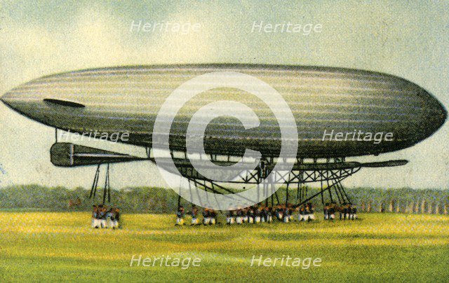Gross-Basenach M I military airship, 1908, (1932). Creator: Unknown.