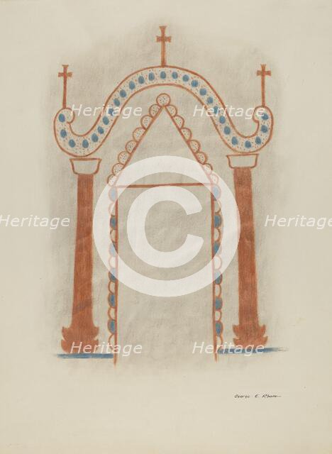 Wall Painting, c. 1939. Creator: George E. Rhone.