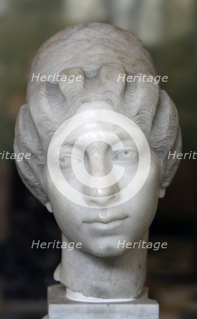 Roman female portrait head, the so called Syrian Lady, third quarter of 2nd century. Artist: Unknown