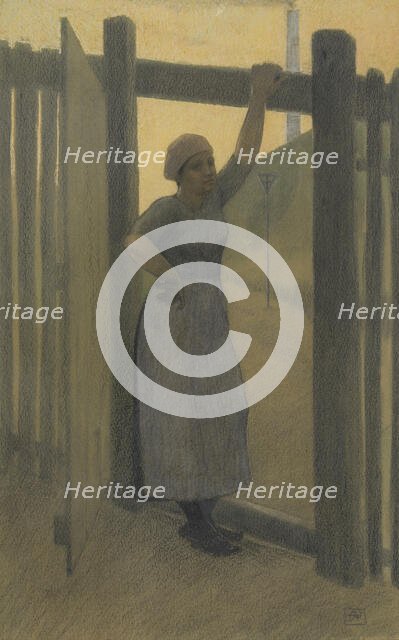 Hiercheuse. Creator: Rassenfosse, Armand (1862-1934).