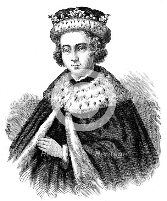 Edward V, one of the 'Princes in the Tower', c1880. Artist: Unknown