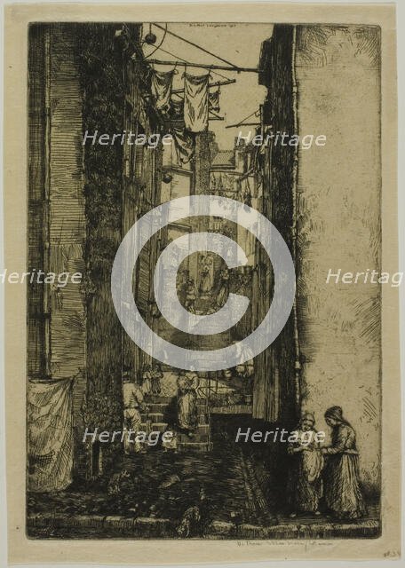 Ruelle du Pêcheur, 1902. Creator: Donald Shaw MacLaughlan.