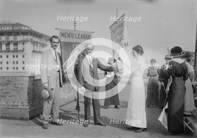 R.C. Beadle, A.H. Brown, Frances Bjorkman, 1913. Creator: Bain News Service.
