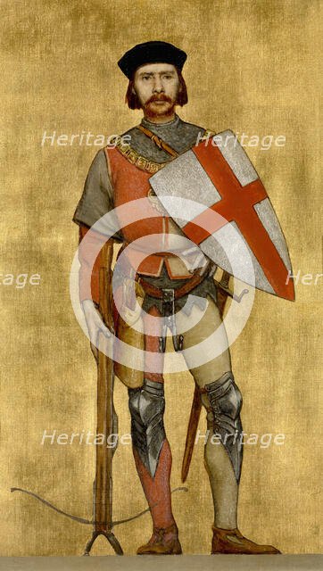 Dean of the Armed Guild of Saint George, 1889. Creator: Albrecht De Vriendt.