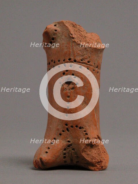 Fragment of a Figure, Coptic, 4th-7th century. Creator: Unknown.