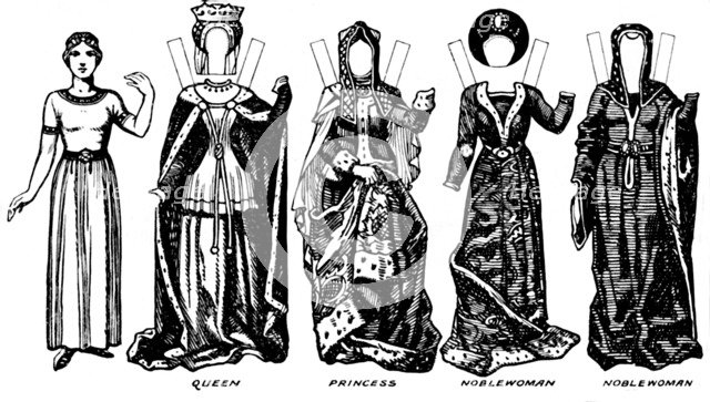 'The Gallery of British Costume: The Dresses Worn In Richard III's Reign', c1934. Artist: Unknown.