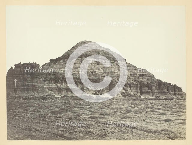 Church Buttes, Near Fort Bridger, Wyoming Territory, 1868/69. Creator: Andrew Joseph Russell.