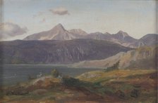 Alpine Landscape from Bavaria, 1873. Creator: Johan Knutson.