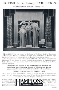 'British Art in Industry Exhibition - Burlington House, January', 1935. Artist: Unknown.