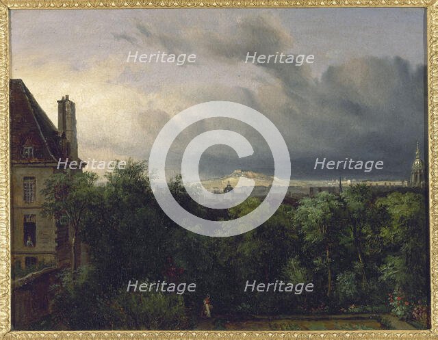 View of Paris, taken from Montparnasse, 1829. Creator: Unknown.