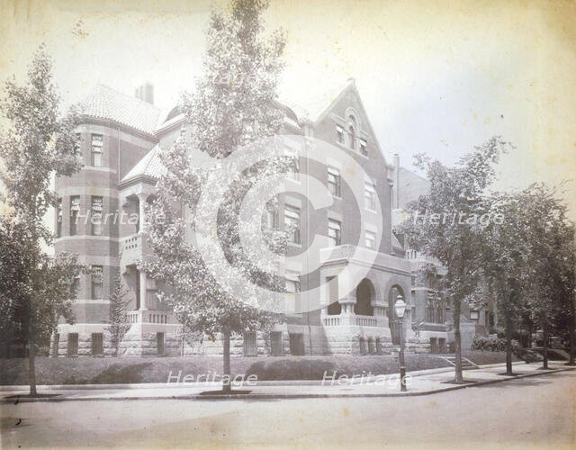 Home of Mrs. Phoebe Apperson Hearst, 1400 New Hampshire Avenue..., c1890-1920(?). Creator: Frances Benjamin Johnston.