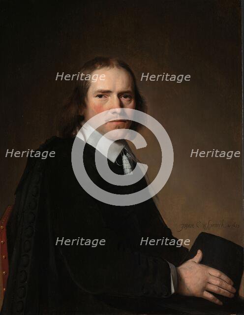 Portrait of Dirck, Johannes, or Jacobus Wallis, 1653. Creator: Jan Verspronck.