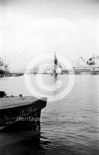 Shipping in the Royal Albert Dock, Canning Town, London, c1945-c1965. Artist: SW Rawlings