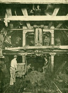 'A Greathead Shield: Excavating a Tube Tunnel', 1930. Creator: Unknown.