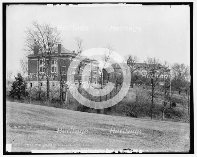 The Western College, Oxford, Ohio, c1904. Creator: Unknown.