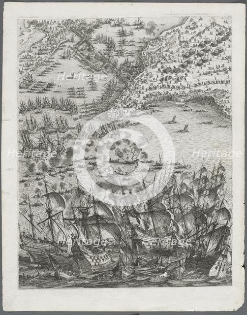 The Siege of La Rochelle: Plate 11, 1628-1630. Creator: Jacques Callot (French, 1592-1635).
