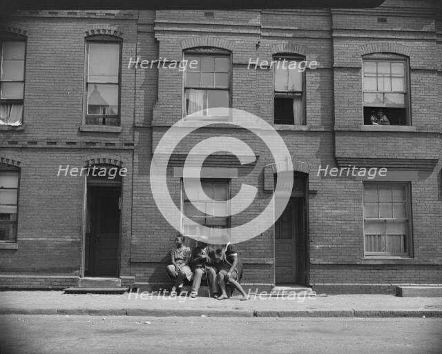 Apartment house at 1739 Seaton Road, Washington, D.C., 1942. Creator: Gordon Parks.