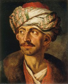 Portrait of Mustapha, 1819-1821. Creator: Géricault; Théodore (1791-1824).