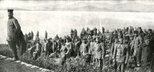 ''Corfou, Base Serbe; Les premiers soldats serbes debarques sur la plage', 1916 (1924) Creator: Unknown.