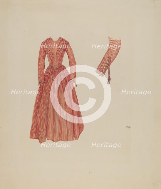 Dress, c. 1937. Creator: Arelia Arbo.