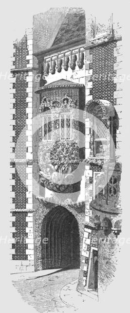 ''Doorway and Oriel in the Penha Verde in Cintra; Excursions near Lisbon', 1875. Creator: Unknown.
