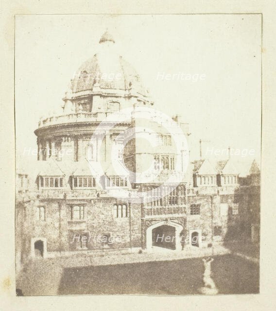 Radcliffe Library, Oxford, c. 1841/43. Creator: William Henry Fox Talbot.