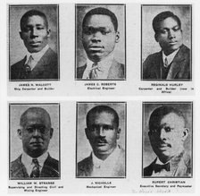 Group of experts sent by the UNIA to Liberia, 1924-06 (Inferred). Creator: Unknown.