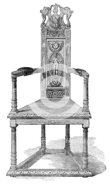 Alexander Pope's Chair, 1862. Creator: Unknown.