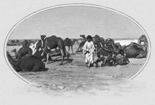 ''Maures nomades et leurs chameaux; L'Ouest Africain', 1914. Creator: Unknown.