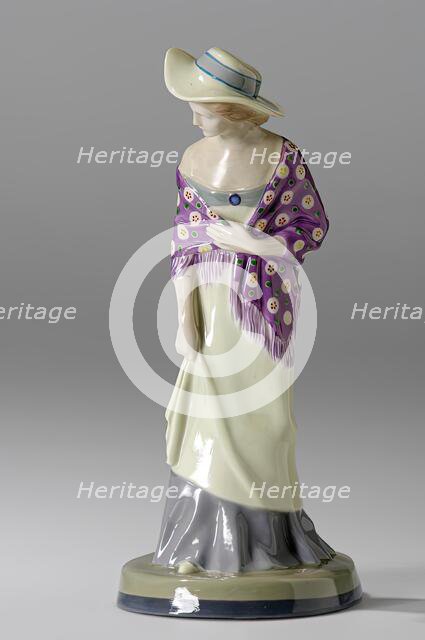 Lady with hat, c1908/1909. Creator: Johanna Aloisia Meier-Michel.