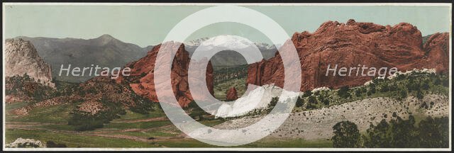Garden of the Gods, the Gateway, Colorado, c1898. Creator: William H. Jackson.
