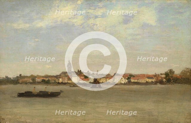 A View of Temse, c1870-1890s. Creator: Guillaume Vogels.