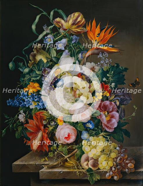 Flower piece, 1831. Creator: Franz Xaver Petter.